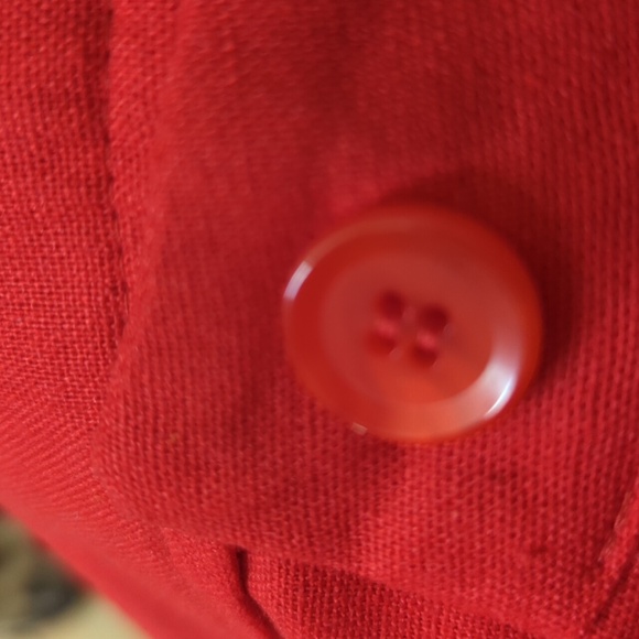 Storets Red Slit Hem Pants S - Picture 9 of 12